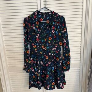 Zara floral dress, size small, built in shorts